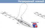 Cosmetic (intradermal) suture para sa mga hayop